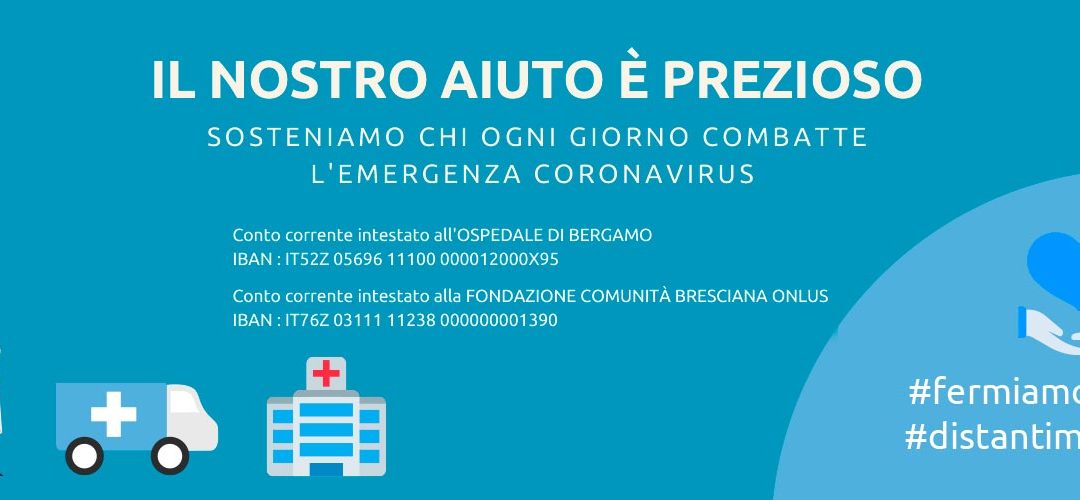 Uniti nella solidarietà per combattere l’emergenza Covid-19